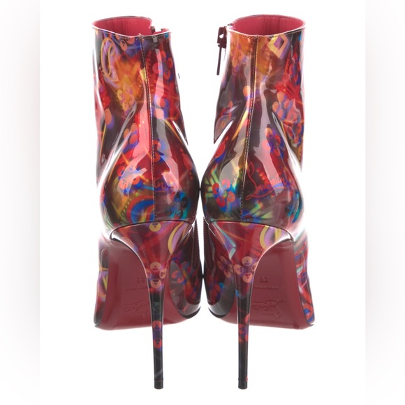 Christian Louboutin So Kate Disco Holograph Disco Booty Patent Leather Size 39 - Picture 9 of 12